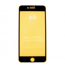 Защитное стекло 9D для APPLE iPhone 6 Plus черная рамка