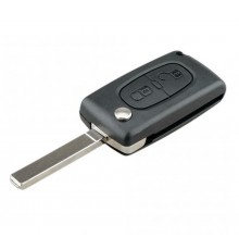 Ключ выкидной CITROEN, PEUGEOT, 2 кнопки (корпус) CE0536 VA2